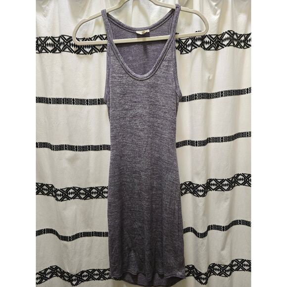 Wilfred Dresses & Skirts - Wilfred Free purple heathered cut out back bodycon sleeveless tank dress small